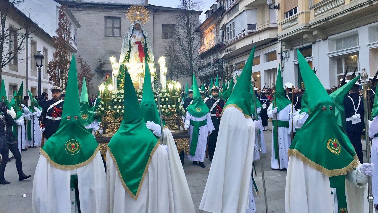 Una fotograf�a de la procesi�n de una de las �ltimas romer�as que se celebraron en Biville