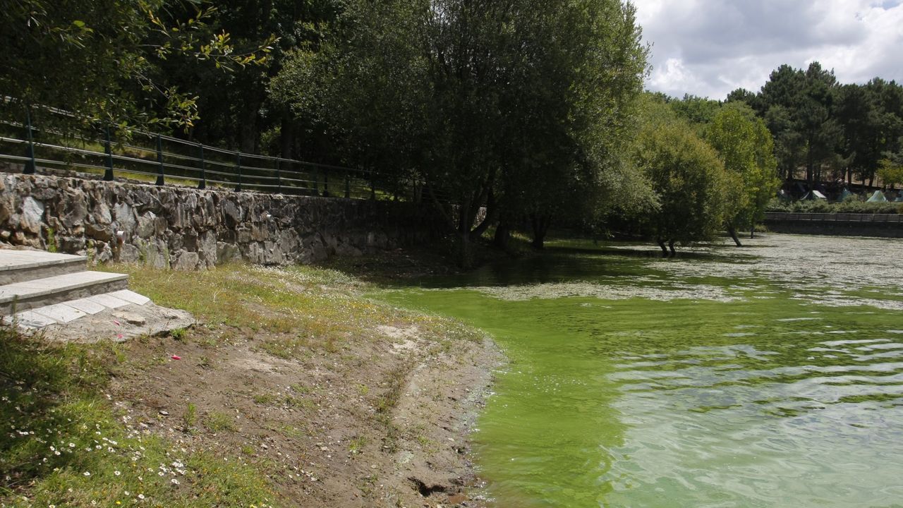 Imagen de archivo de uno de los episodios de contaminaci�n del embalse de As Conchas
