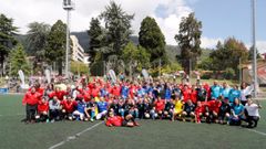 Foto de familia del II Torneo Triangular Real Oviedo Unlimited