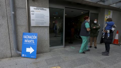 Jornada de vacunación infantil en A Coruña