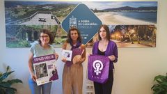 Carolina Rodríguez, Estefanía Ramos y Sara Outeiral presentaron la iniciativa