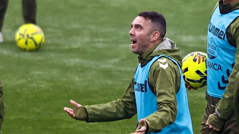 Iago Aspas, novedad en el parte médico del Celta por una tendinopatía leve