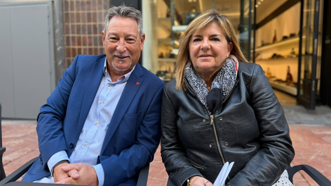 Jos� Manuel Viqueira y su mujer Elvira