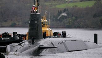 El submarino HMS Vanguard, en una imagen de archivo
