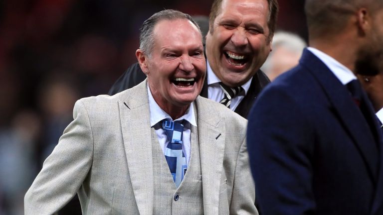 El exfutbolista inglés Paul Gascoigne