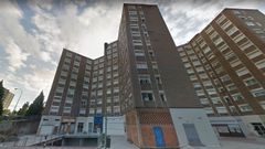 Bloque donde tuvo lugar el incendio en la cocina de una vivienda de la quinta planta del n�mero 10 de la calle La Toba