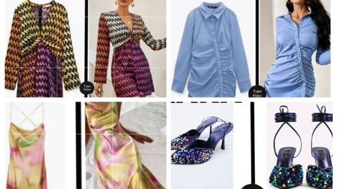 Comparativa de modelos de Zara y de la firma china Shein para comprobar que son idnticos.