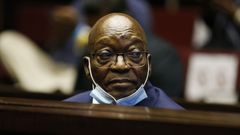 El expresidente Jacob Zuma, durante su comparecencia ante el tribunal el pasado 29 de mayo.