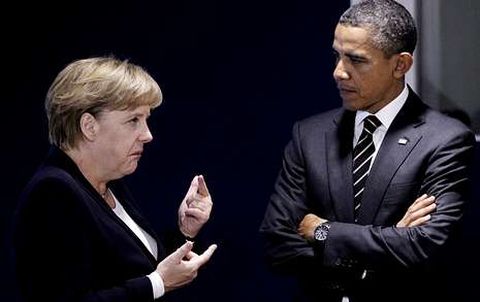 Merkel no se dej influir por Obama y marc a la UE un rumbo autnomo del de EE.UU.