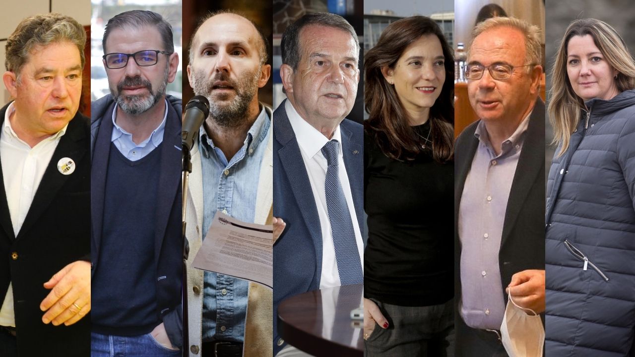 Miguel Fernndez Lores, Angel Mato, Gonzalo Prez Jcome, Abel Caballero, Ins Rey, Xos Bugallo y Lara Mndez