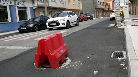 Chequeo calle Francisco Lorenzo Mario en Aguio que sigue sin acabar