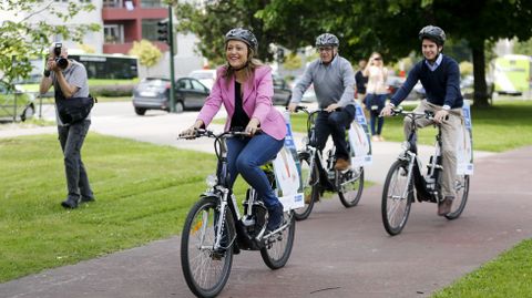La candidata popular tambin pondr bicicletas elctricas a disposicin de los ciudadanos.