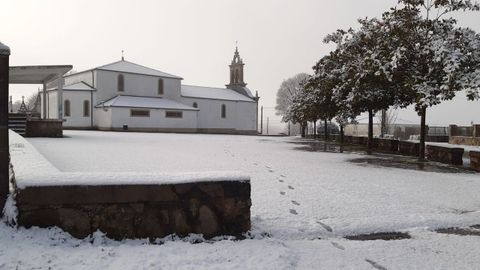Manto blanco en Santaballa, Vilalba