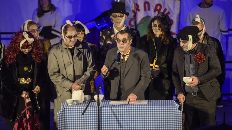Sábado de carnaval en Pontevedra, Marín y Vilaboa