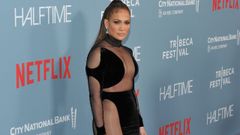 Jennifer Lopez, en el estreno de su documental para Netflix Halftime