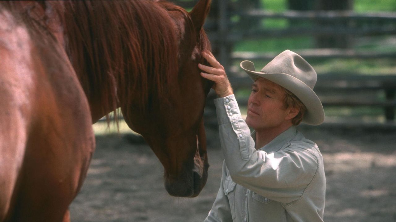 Robert Redford, en el papel de un vaquero de Montana en �El hombre que susurraba a los caballos�