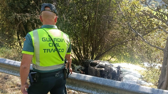 Accidente durante el Rally Villa de Llanes
