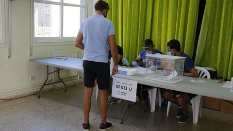 Votación en A Coruña