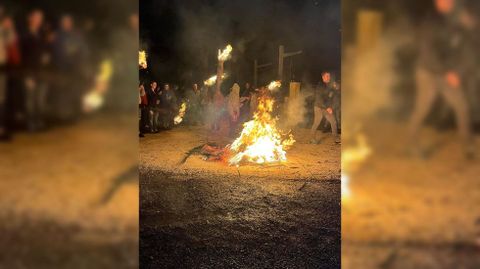 A de Vilelos é unha das tres festas con lume que se celebran na Ribeira Sacra, xunto coas de Castelo (Taboada) e Castro Caldelas 