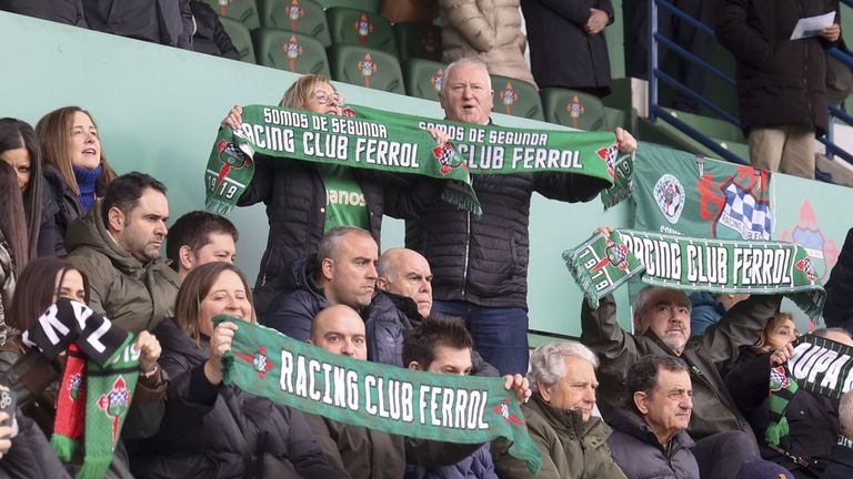 El Racing Club Ferrol estará acompañado por varias peñas en el Príncipe Felipe