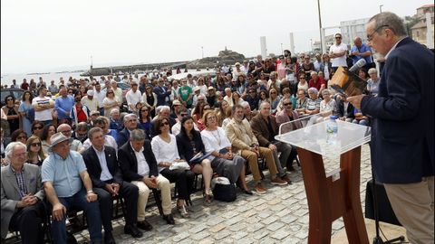 ACTO DEL HOMENAJE A PLACIDO BETANZOS EN EL QUE BAUTIZO´CON SU NOMBRE EL PASEO MARITIMO DE PALMEIRA