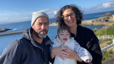 La familia de Luc�a, la peque�a gijonesa que sufre el s�ndrome de West