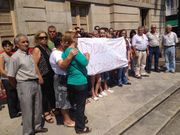 ...Manifestaci�n ante el juzgado de Tui
