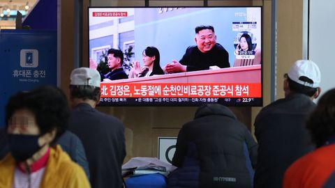 El líder norcoreano felicitó al gobierno de Pekín por su gestión 