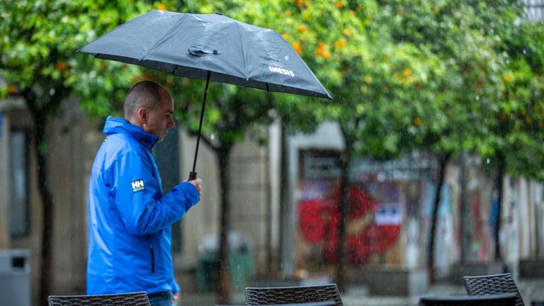 Galicia comienza la semana con chubascos y temperaturas suaves