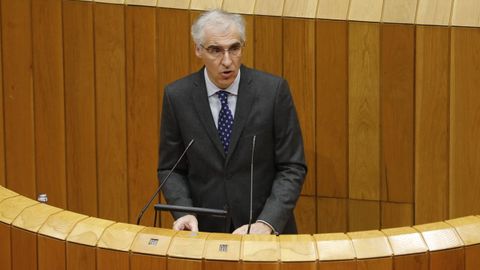Francisco Conde, en una imagen de archivo durante una intervención en el Parlamento