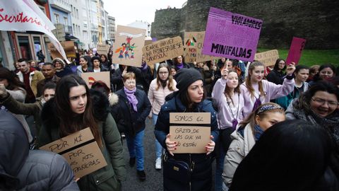 Manifestación en Lugo 