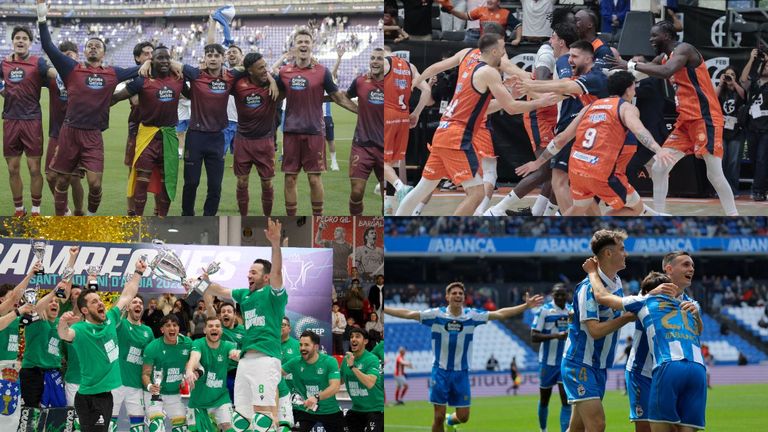 Los equipos coruñeses de deportes colectivos viven