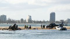 Varios muertos al chocar dos helicpteros en Gold Coast, Australia