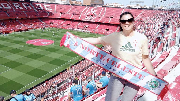 Camila Magalí, peñista de Norte Celeste