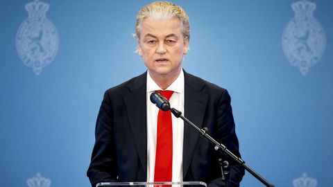 El lder del Partido por la Libertad, Geert Wilders.