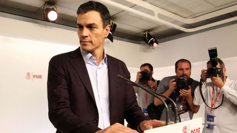 Pedro Snchez comparece tras su dimisin