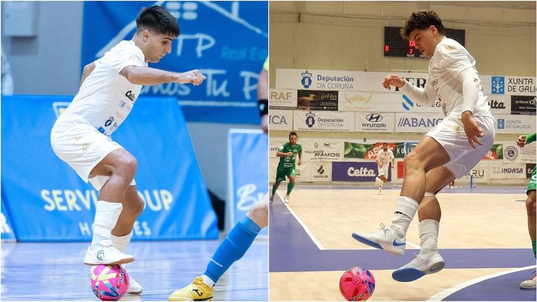 David Novoa y Gonzalo Santa Cruz, en la prelista de la selección española absoluta de fútbol sala