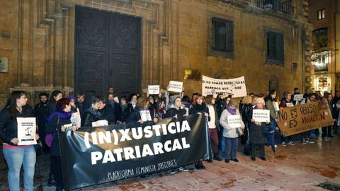 Manifestaci�n en Oviedo en favor de la v�ctima de La Manada