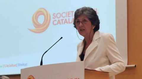 Elda Mata, presidenta de Sociedad Civil Catalana.