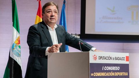 El presidente extremeño, Fernández Vara