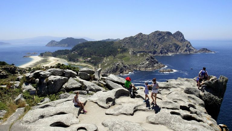 Alto do Príncipe, en las Illas Cíes.