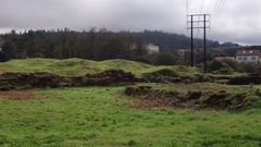 Explicaci�n sobre las dimensiones que tuvo en su tiempo el castillo de A Rocha