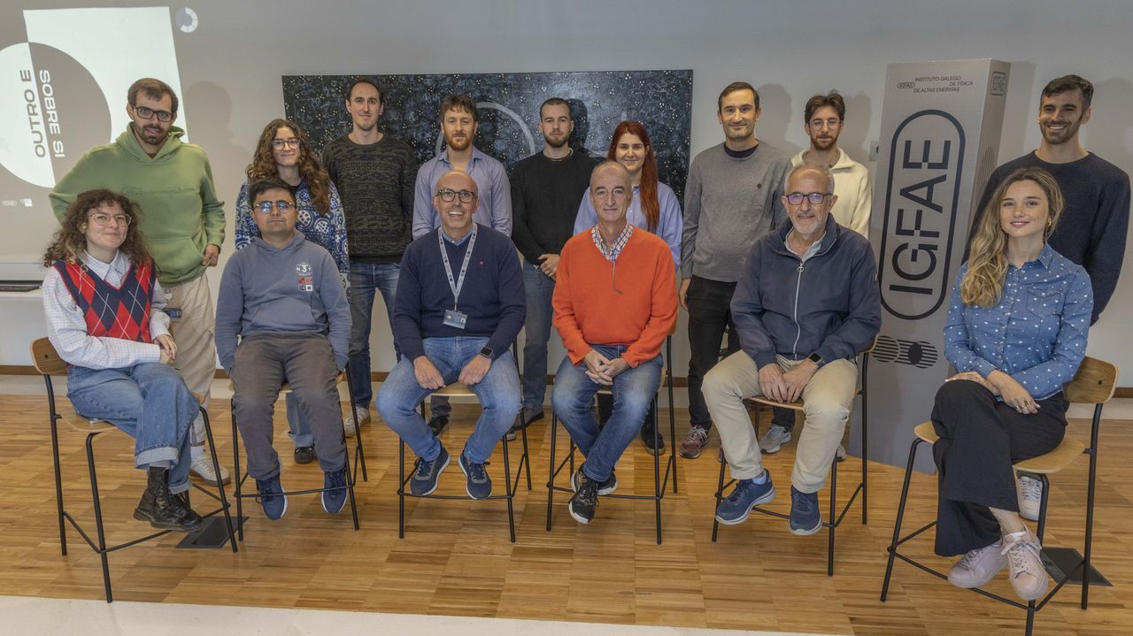 Miembros del grupo de Astrof�sica de Part�culas del Igfae, referentes mundiales en la detecci�n de neutrinos