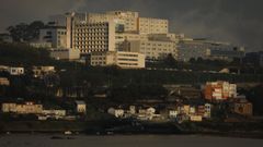 Vista del hospital público coruñés.
