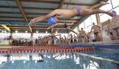 La piscina Carballo Calero acogió al competición.