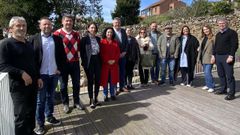 Alcaldes de los cuatro concellos y empresarios del sector turstico firmaron el acuerdo