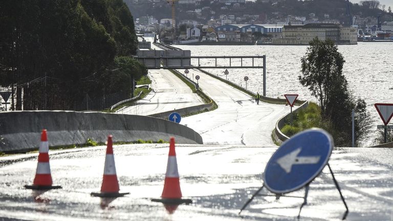 El PSOE de Pontevedra asegura que la PO-11 es la carretera «que máis se inunda de toda España»