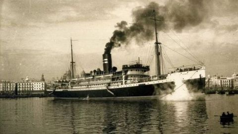 El vapor Infanta Isabel construdo en 1912 que poda llevar hasta 1.500 pasajeros