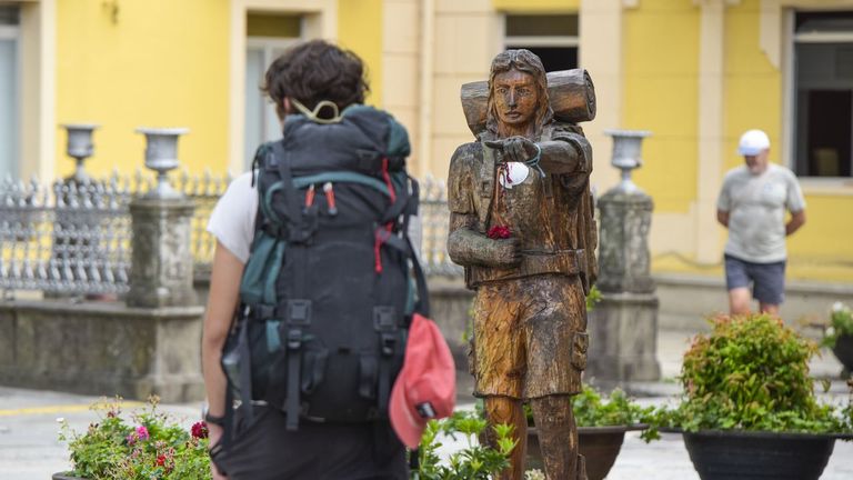 Los seis primeros meses auguran otro año de récord en el Camino Portugués: «Temos reservas xa para o 2027»