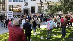 Vecinos de Gijn claman por la vuelta a la presencialidad en atencin primaria y defender la atencin continuada en Asturias en una imagen de archivo
